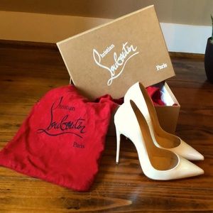 (Gloss) White Louboutins